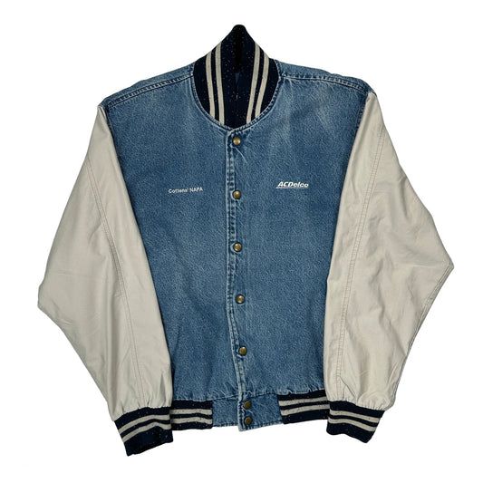 Acdelco Auburn Sportswear Varsity Jacket - XL Blue Denim