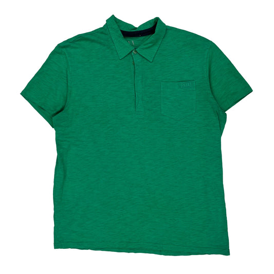 Armani Exchange Polo Shirt - 2XL Green Cotton