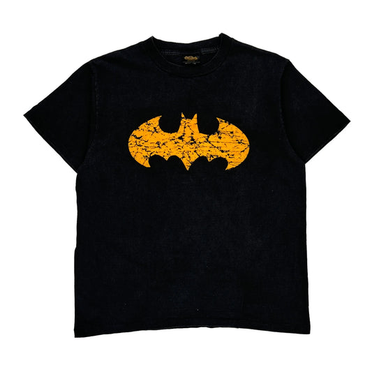 Batman Changes Single Stitch T-Shirt - Large Black Cotton