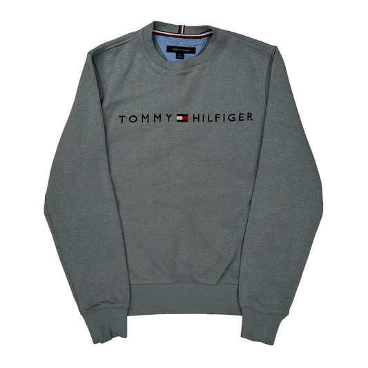 Tommy Hilfiger Sweatshirt - Small Grey Cotton