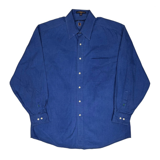Tommy Hilfiger Collared Shirt - Medium Blue Cotton