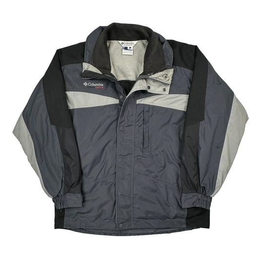 Columbia Jacket - Large Grey Polyester