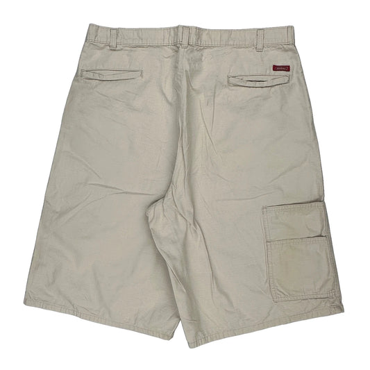 Dickies Cargo Shorts - 34W 10L Beige Cotton