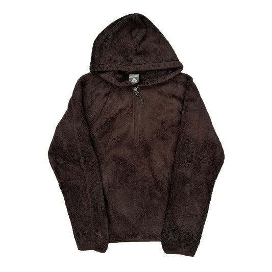 Nike Acg Hoodie - XS Brown Polyester
