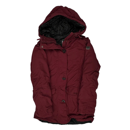 Helly Hansen Parka - Small Burgundy Polyester