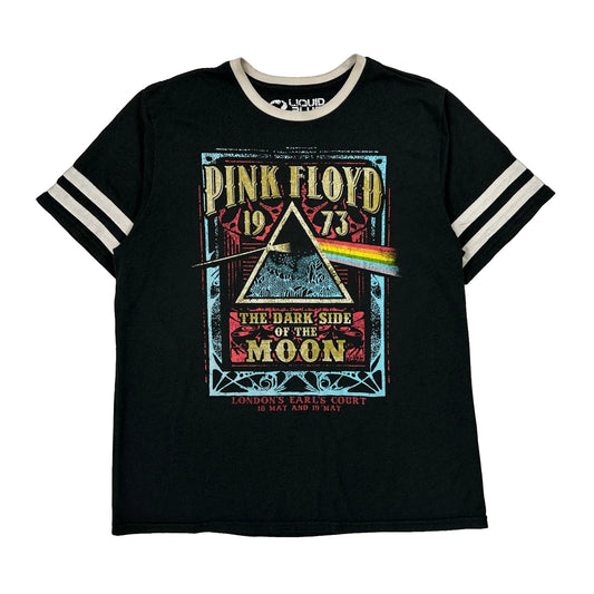 Pink Floyd Liquid Blue Band T-Shirt - 2XL Black Cotton Blend