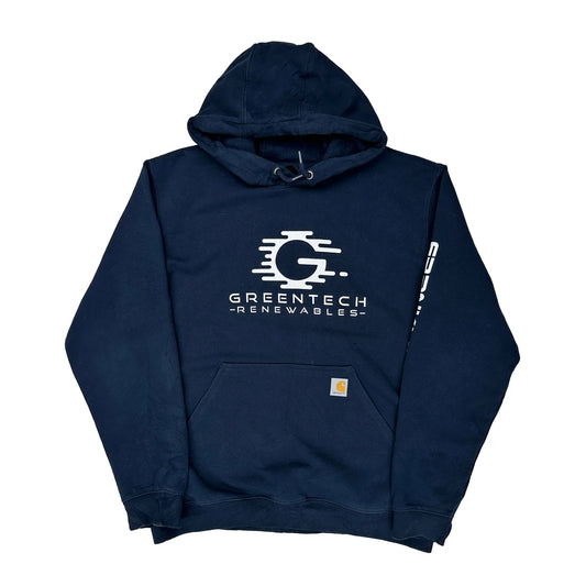 Vintage Carhartt Hoodie - Large Navy Cotton