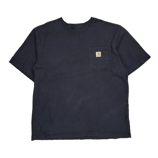 Carhartt T-Shirt - XL Navy Cotton