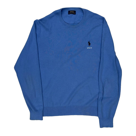 Polo By Ralph Lauren Jumper - XL Blue Cotton