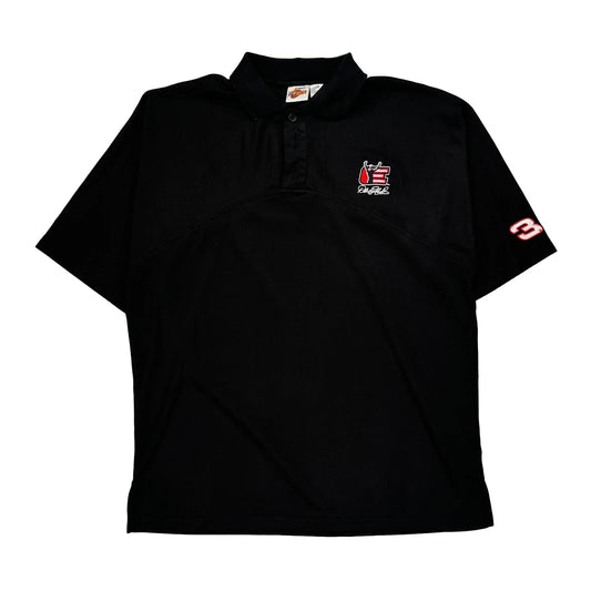 Winner'S Circle Nascar Nascar Polo Shirt - Medium Black Polyester