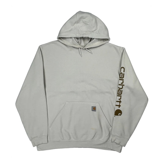 Carhartt Hoodie - XL Cream Cotton