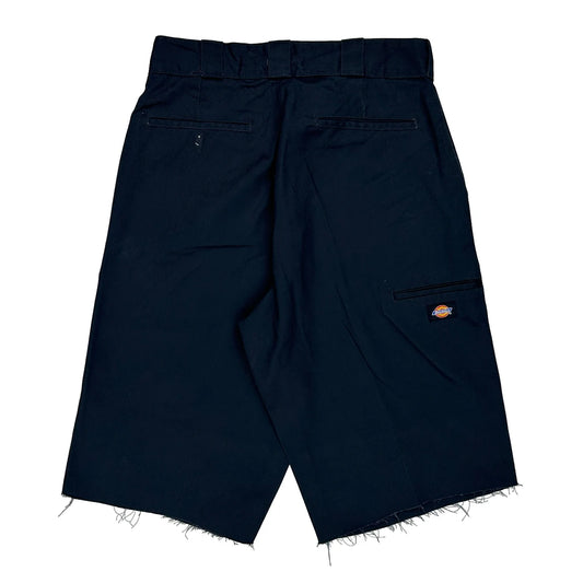 Dickies Shorts - 32W 11L Navy Polyester Blend