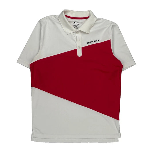 Oakley Polo Shirt - Medium Block Colour Polyester