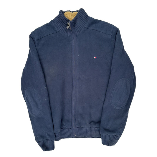 Tommy Hilfiger Fleece Jacket - Large Navy Cotton