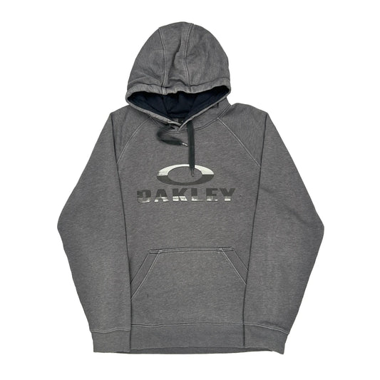 Oakley Hoodie - Large Gray Cotton Blend