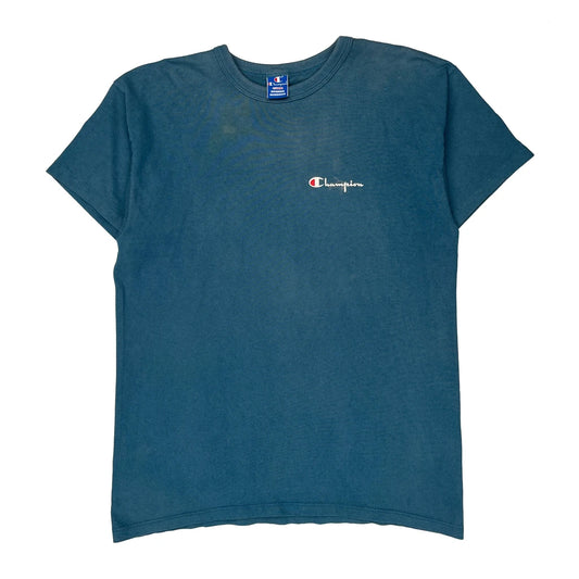 Made In USA Champion T-Shirt - XL Blue Cotton