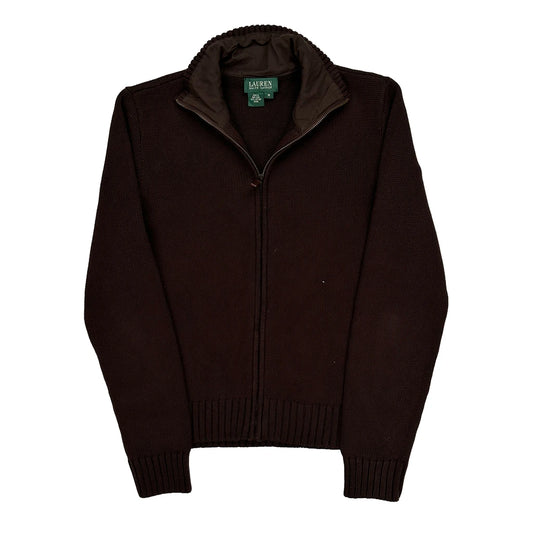 Ralph Lauren Zip Up - Medium Brown Cotton