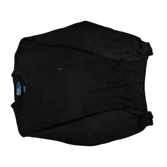 Polo By Ralph Lauren Jumper - Large Black Cotton