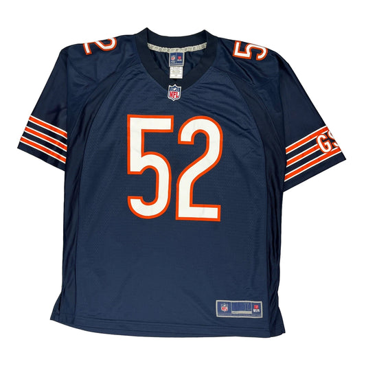 Chicago Bears N.F.L. Pro Line Jersey - Large Navy Polyester