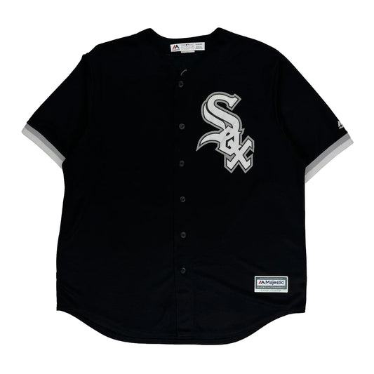 Chicago White Sox Majestic Mlb Jersey - XL Black Polyester