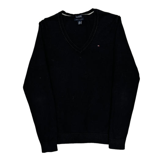 Tommy Hilfiger Jumper - Medium Black Cotton Blend