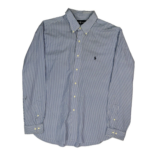 Ralph Lauren Striped Shirt - XL Blue Cotton