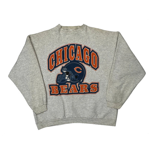 Chicago Bears Logo 7 Nfl Sweatshirt - XL Grey Cotton