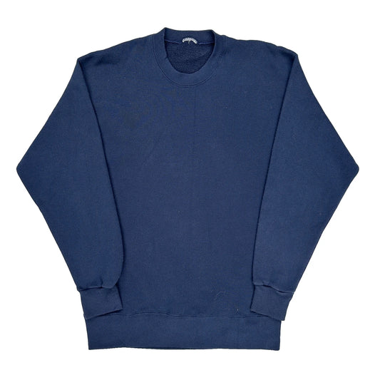 Blank Gildan Sweatshirt - Medium Navy Cotton Blend
