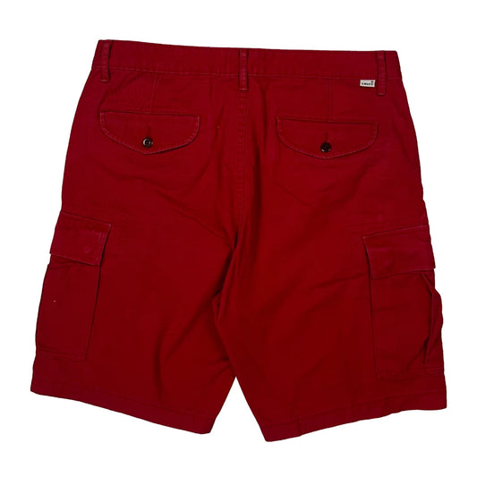 Levis Cargo Shorts - 34W 11L Red Cotton
