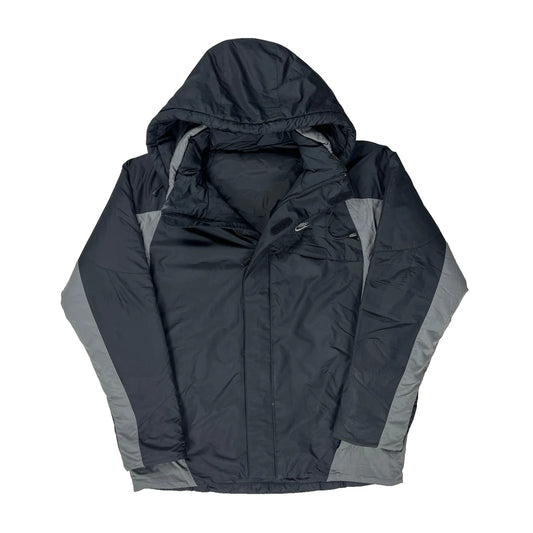 Nike Jacket - XL Grey Nylon