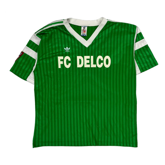 Fc Delco Adidas Football Shirt - XL White Polyester