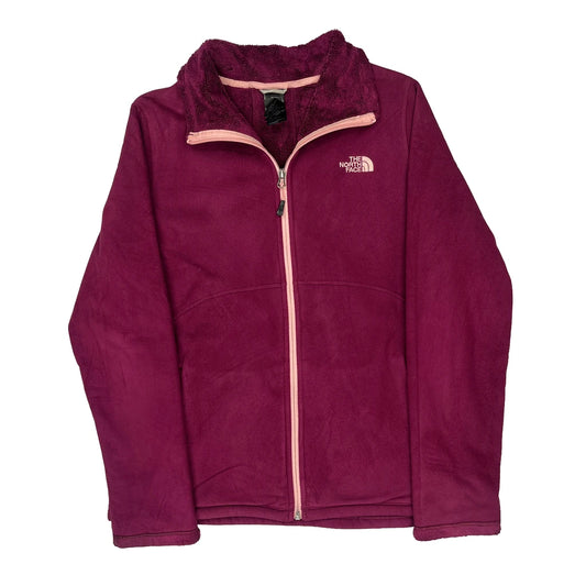 The North Face Fleece Jacket - Large Purple Polyester