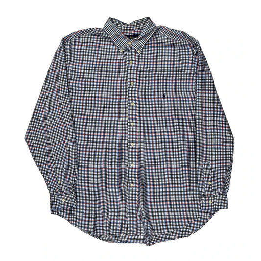 Tall Ralph Lauren Checked Shirt - 2XL Multicoloured Cotton