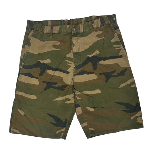 Dickies Camo Cargo Shorts - 32W 10L Camo Cotton