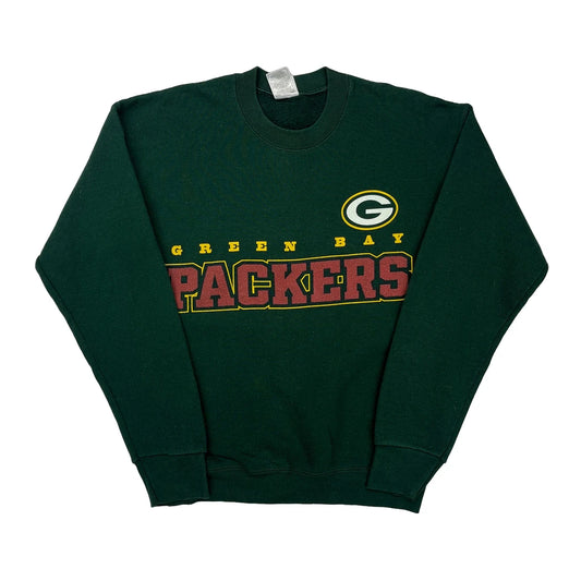 Green Bay Packers Fruit Of The Loom Football Sweatshirt - Medium Green Cotton Blend