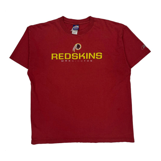 Washington Redskins Reebok Nfl T-Shirt - Large Red Cotton