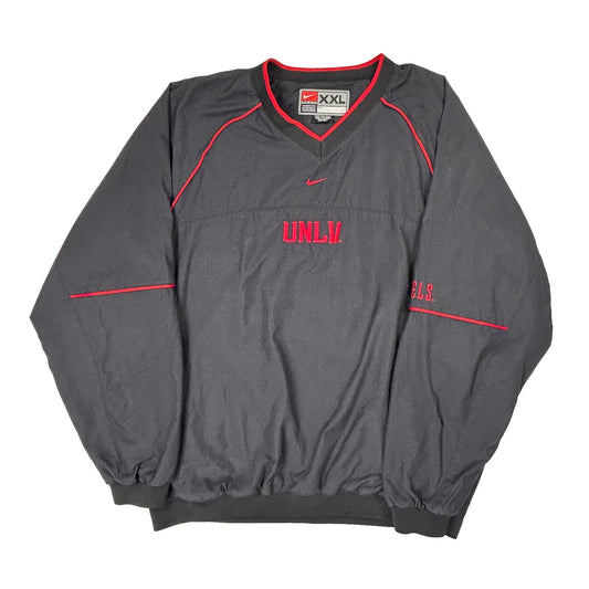 Unlv Rebels Nike College Windbreaker - 2XL Gray Polyester