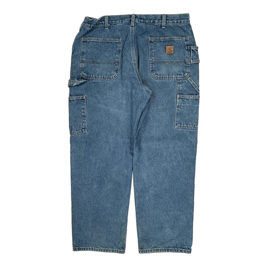 Carhartt Carpenter Jeans - 36W 30L Blue Denim