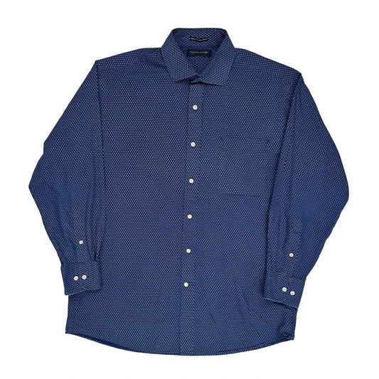 Vintage Tommy Hilfiger Shirt - Large Blue Cotton