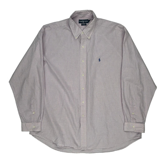 Blake Ralph Lauren Checked Shirt - 2XL Pink Cotton