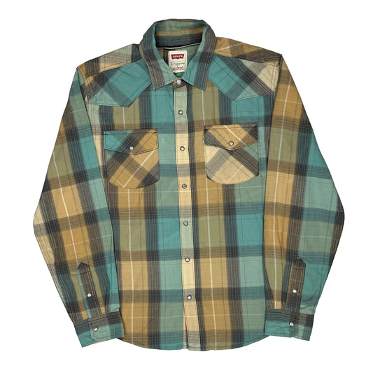 Levis Checked Shirt - Large Multicoloured Cotton