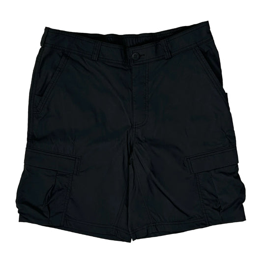 Rei Hiking Cargo Shorts - 32W 9L Black Nylon