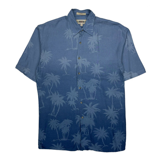 Campia Moda Hawaiian Shirt - Small Blue Viscose