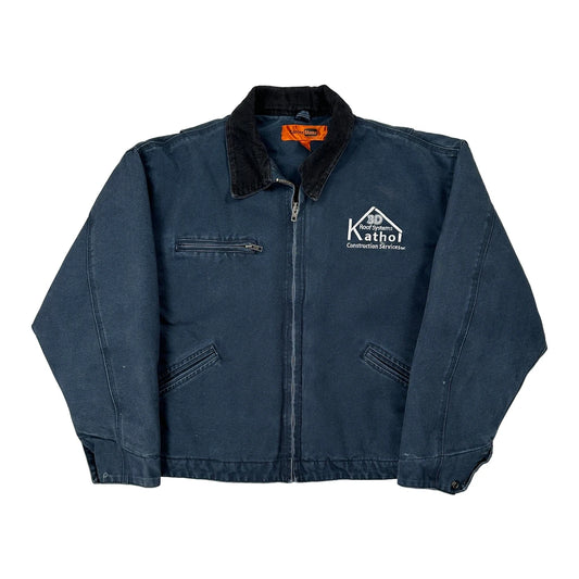 Port Authority Workwear Detroit Jacket - Large Blue Cotton