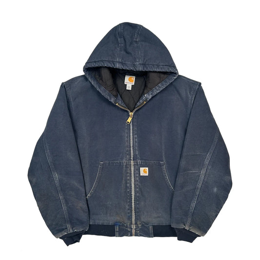 Made In USA Carhartt Jacket - Large Blue Cotton