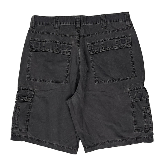 Wrangler Cargo Shorts - 33W 10L Grey Cotton
