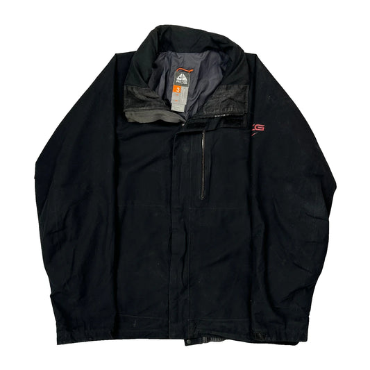 Nike Acg Jacket - Large Black Polyester