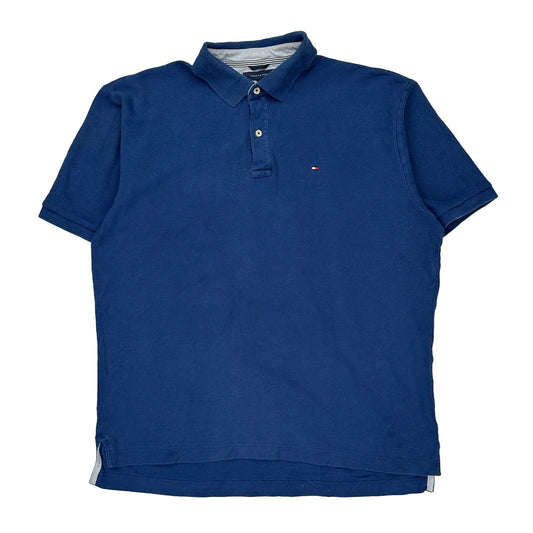 Tommy Hilfiger Polo Shirt - XL Blue Cotton