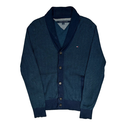 Tommy Hilfiger Cardigan - Medium Navy Knitted