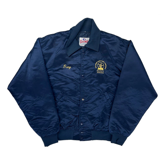 Safety Award Game Bomber Jacket - XL Blue Polyester